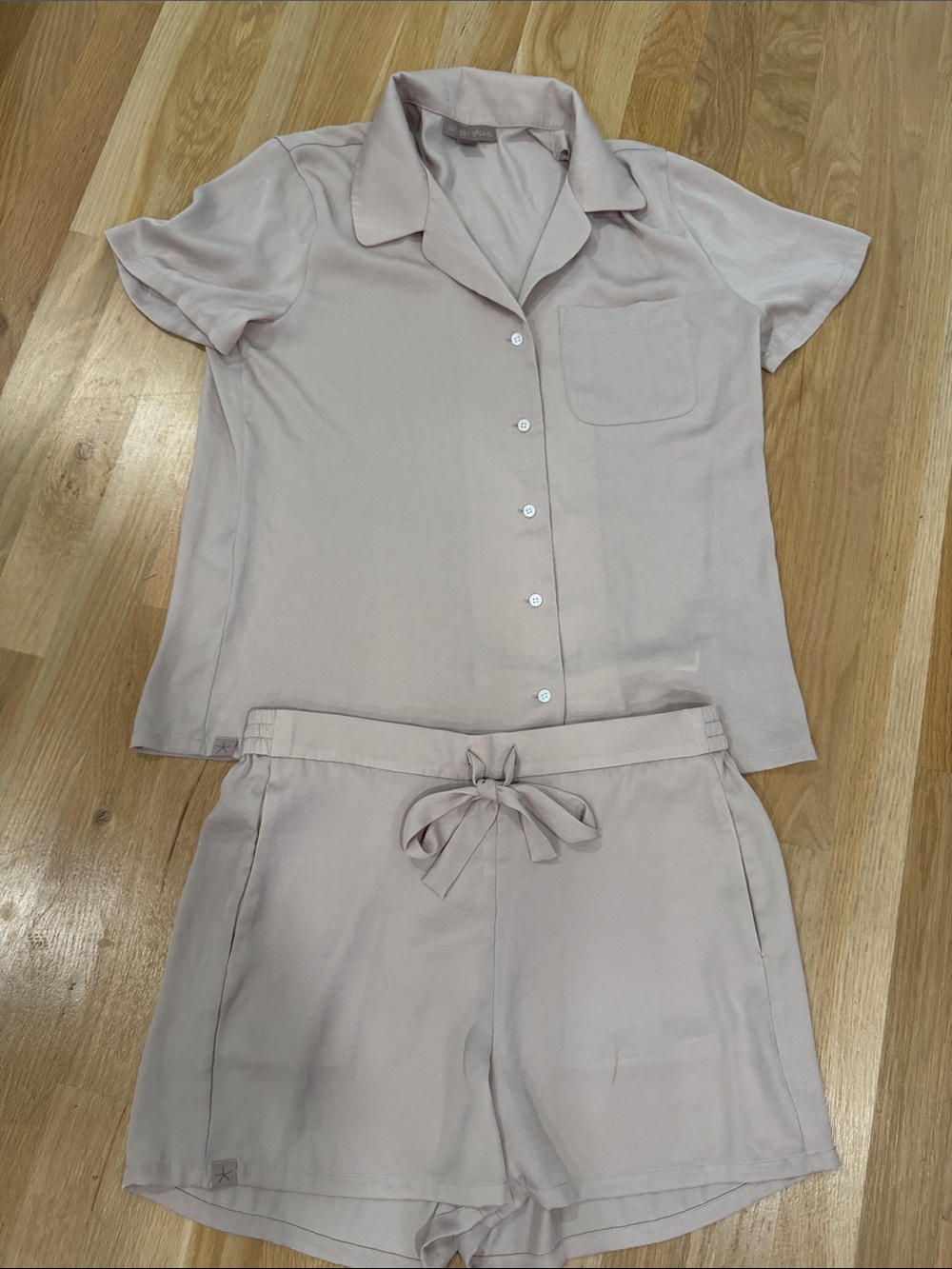 Barefoot Dreams Women's Short Pajama Set in Soft Blush